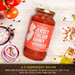 Jersey Italian Gravy-24 Oz Jar-Gourmet, All Natural All Purpose Tomato Sauce For Pasta And More, No Artificial Ingredients- Vegan Friendly-Authentic Recipe For Pasta, (Arrabbiata, 12 Pack)