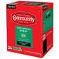 Community Coffee Café Special Decaf Medium-Dark Roast Coffee Pods, Compatible with Keurig 2.0, 24 Count