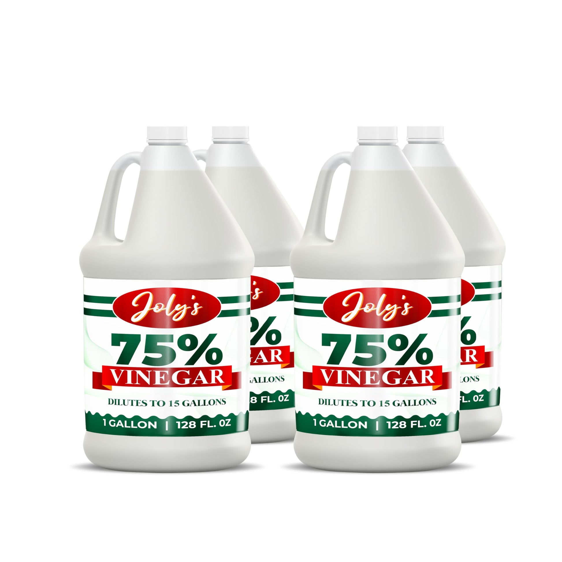Joly's 75% Vinegar Extra Strong- 1 Gallon - Concentrated Acetic Acid - All Natural Multipurpose-Vinegar for cleaning and Home us