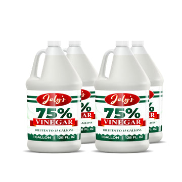 Joly's 75% Vinegar Extra Strong- 1 Gallon - Concentrated Acetic Acid - All Natural Multipurpose-Vinegar for cleaning and Home us