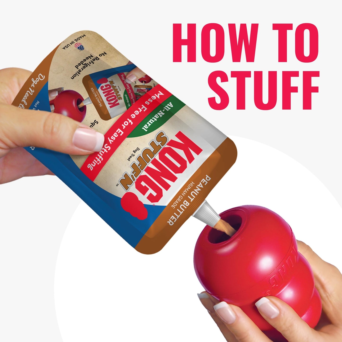 Kong Stuff'N All-Natural Peanut Butter 6 Oz, Pack Of 2