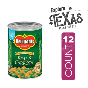 Del Monte - Lavinia Essentials Bundle: 12- Pack Of Peas & Carrots Canned Vegetables 14.5 Oz Can + 1 Utility Prop