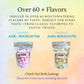 Freeze-Dried Candy Salt Water Taffy 2 oz - Cut To Bite Sized Pieces - Ships In Box - Deliciously Crunchy, Intense Flavor, Lightw