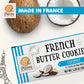 Pierre Biscuiterie French Butter Cookies with Coconut 5.29 Ounce Box (Pack of 1)