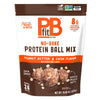 PBfit No Bake Peanut Butter & Cocoa Protein Ball Mix, 8g Protein, Made with Chia Seeds & Whole Grain Oats, Gluten Free, Vegan Sn