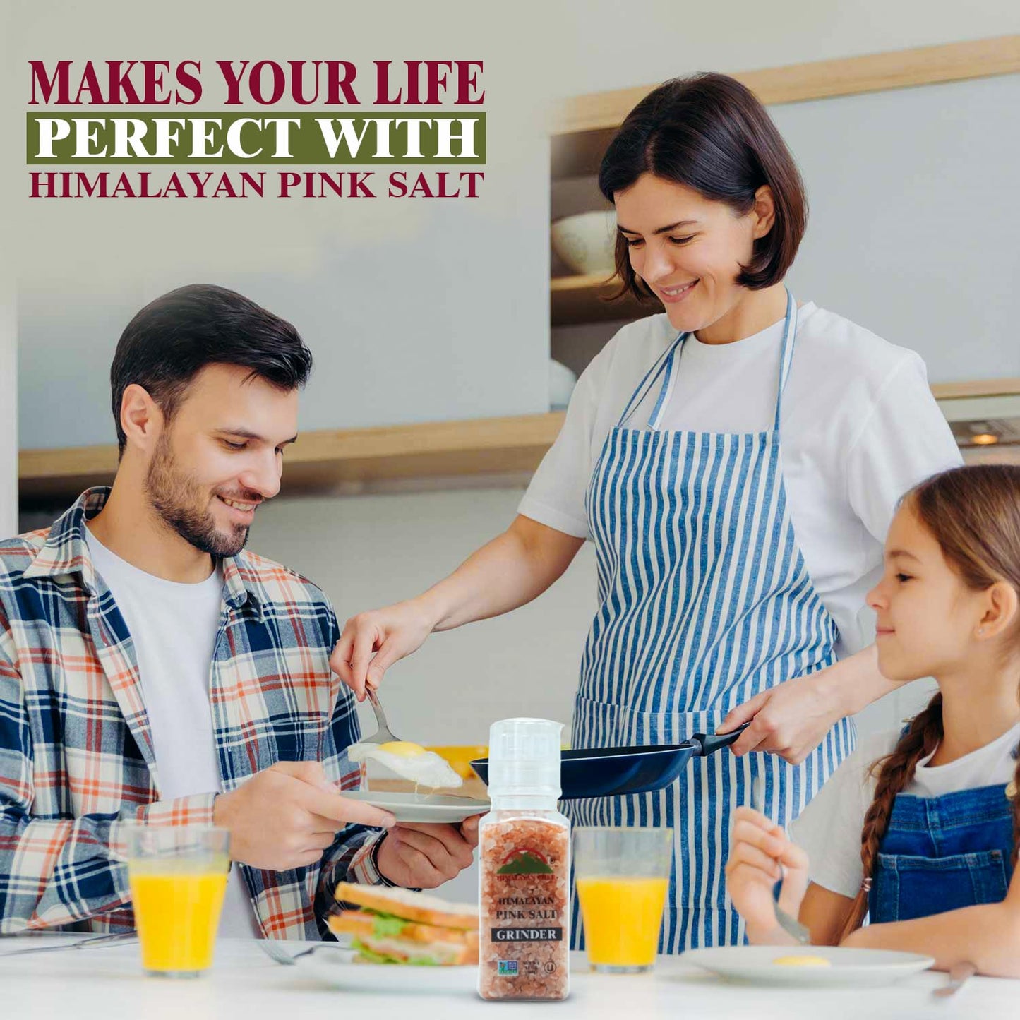 Himalayan Chef Pink Himalayan Salt Coarse Grain - 13 Oz, 17.5 Ounce, Model 5098