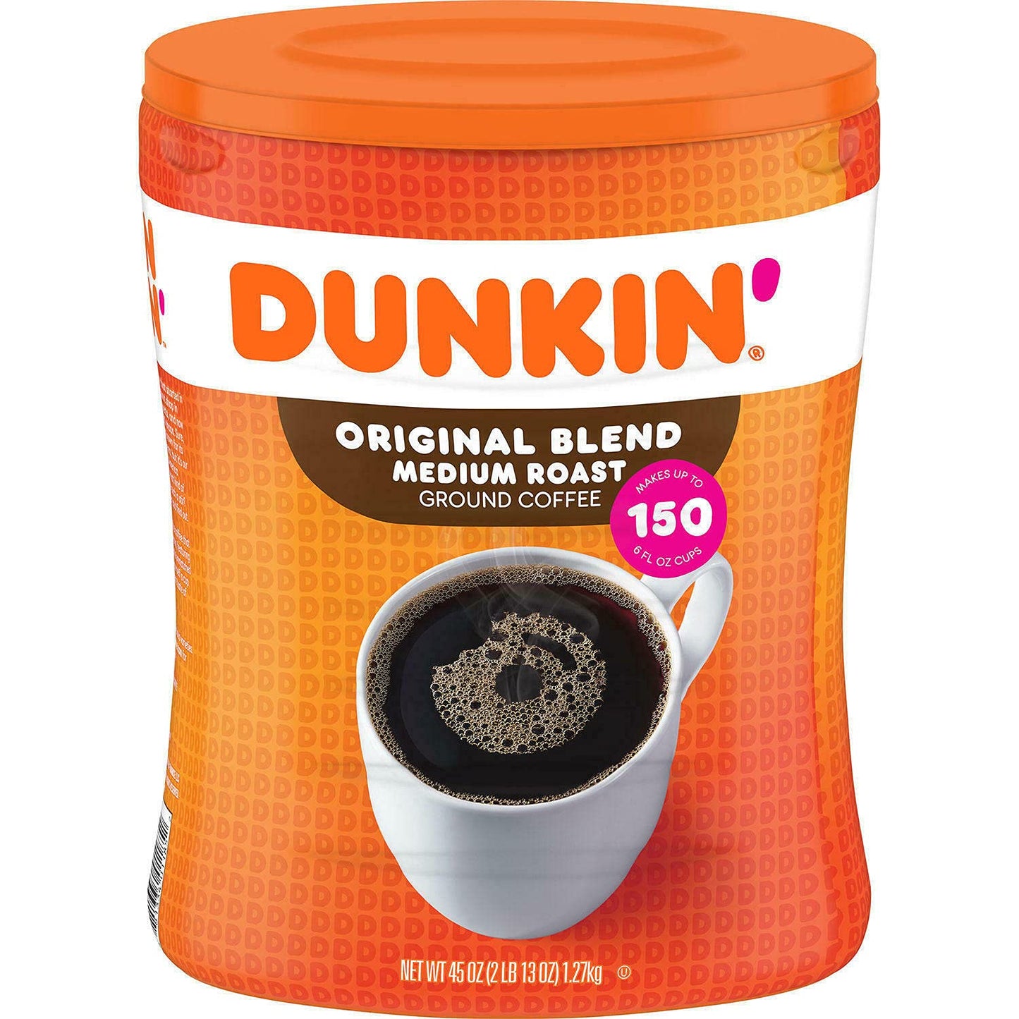 Dunkin Donuts Original Blend Ground Coffee, Medium Roast (45 Ounce .)