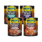 Bushs Best Grillin Beans Variety Pack, 4 Flavors, 88 Ounce Total, Smokehouse Tradition, Southern Pit Barbecue, Steakhouse Recipe, Bourbon & Brown Sugar