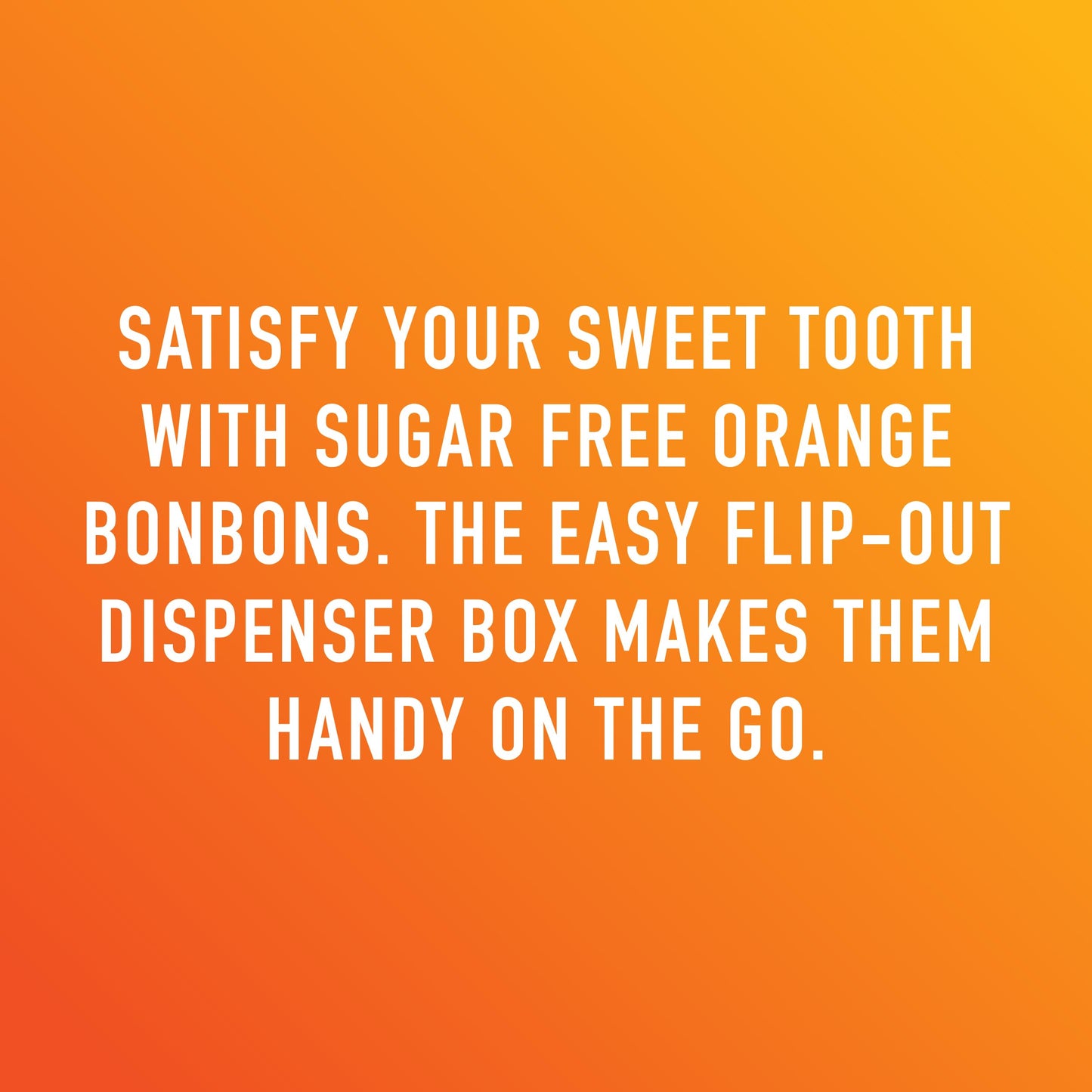 Swiss Imports Sugar Free Bonbons Hard Candy Drops Bocca Box, Orange, 200 Individually Wrapped Pieces, 500G/17.6Oz