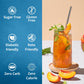 Syruvia Sugar Free Peach Syrup With Syrup Pump Dispenser - Peach Syrup Flavor, 25.4 Fl Oz - Perfect For Cocktails, Ice Tea, Dess