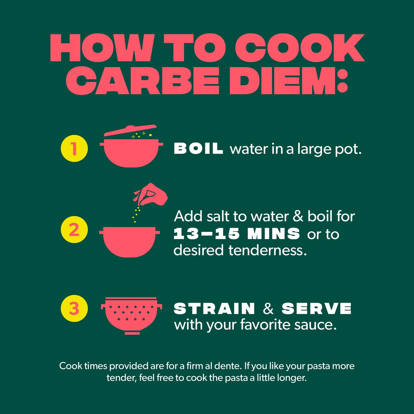 Carbe Diem!, Trio Sampler Pack, Spaghetti, Penne & Elbow, Lower Net Carb Pasta with Traditional Flavor & Texture, 8 grams of Pro