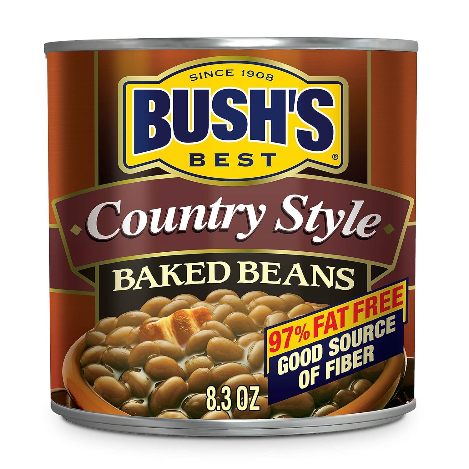 Bushs Best Baked Beans Country Style, 8.3 OZ