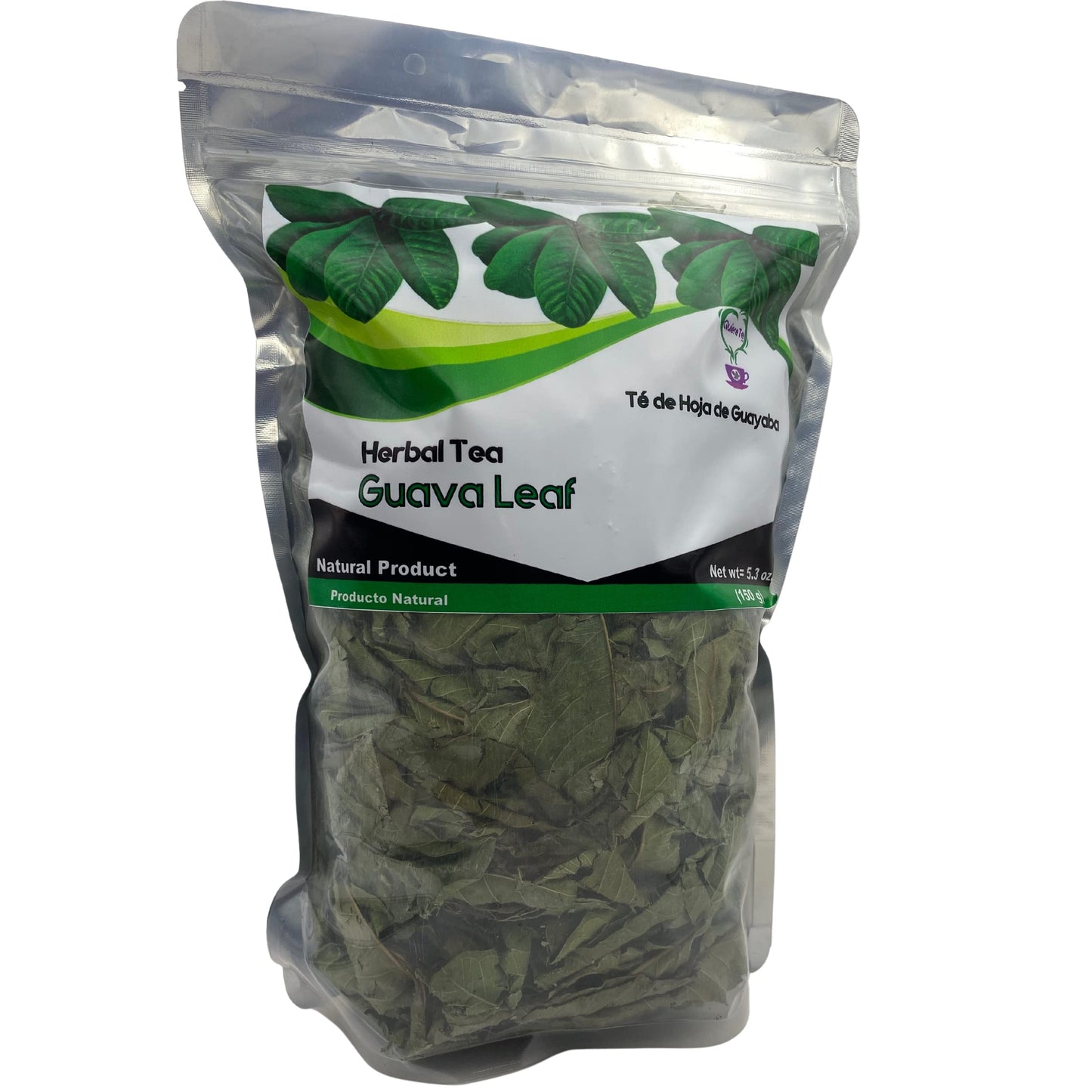 Guava Leaves, Quiere Te, Guava Tea, 5.3 Oz (150 Grams), Up To 200 Cups, Dried Whole Guava Leaves, Psidium Guajava, Guava Herbal