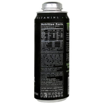 Monster Energy 24 ounce cans with Resealable Lids (Mega Monster  12 Cans)