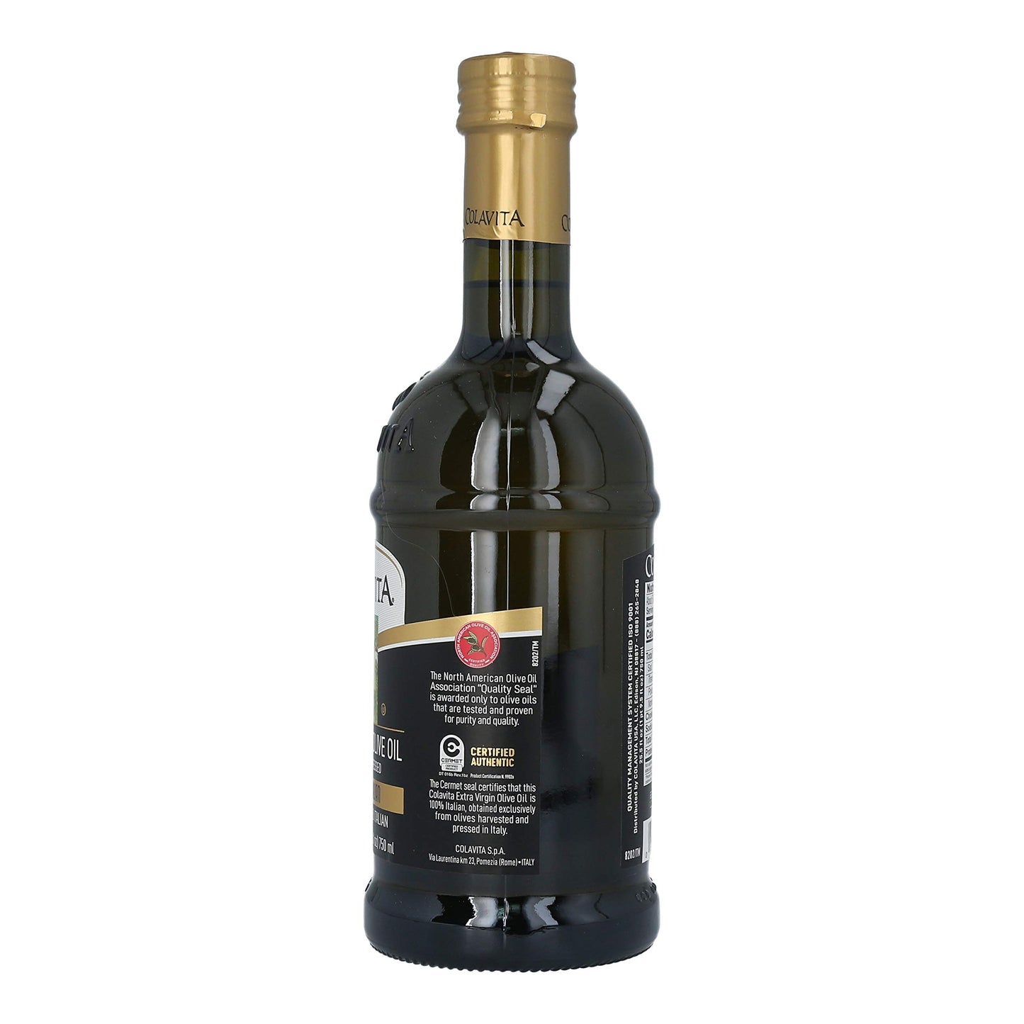Colavita enhanced Italian Extra Virgin Olive Oil  25.5 fl. oz.  Glass Bottle