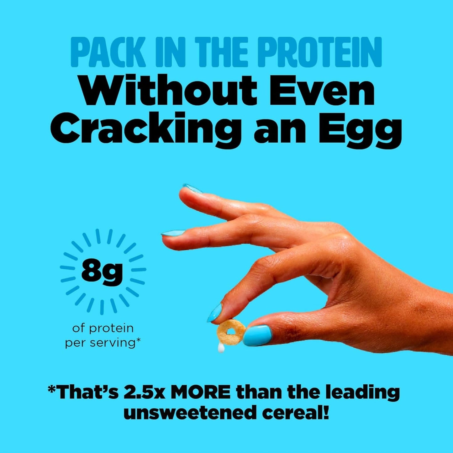 Three Wishes Grain-Free & Protein Cereal - Healthy, Sugar-Free & Gluten-Free Breakfast Cereal - Low Carb, Plant-Based, Vegan & N