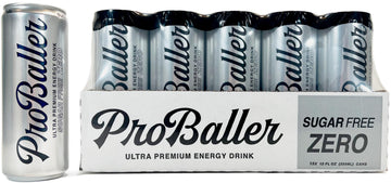 PROBALLER Ultra Premium Energy Drink - Citrus Sugar Free, NSF Sport Certified, 15 Pack, 12 fl oz each