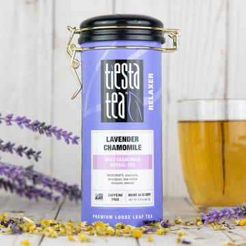 Tiesta Tea - Lavender Chamomile | Soft Chamomile Herbal Tea | Premium Loose Leaf Tea | Non Caffeinated Tea | Make Hot Or Iced Te