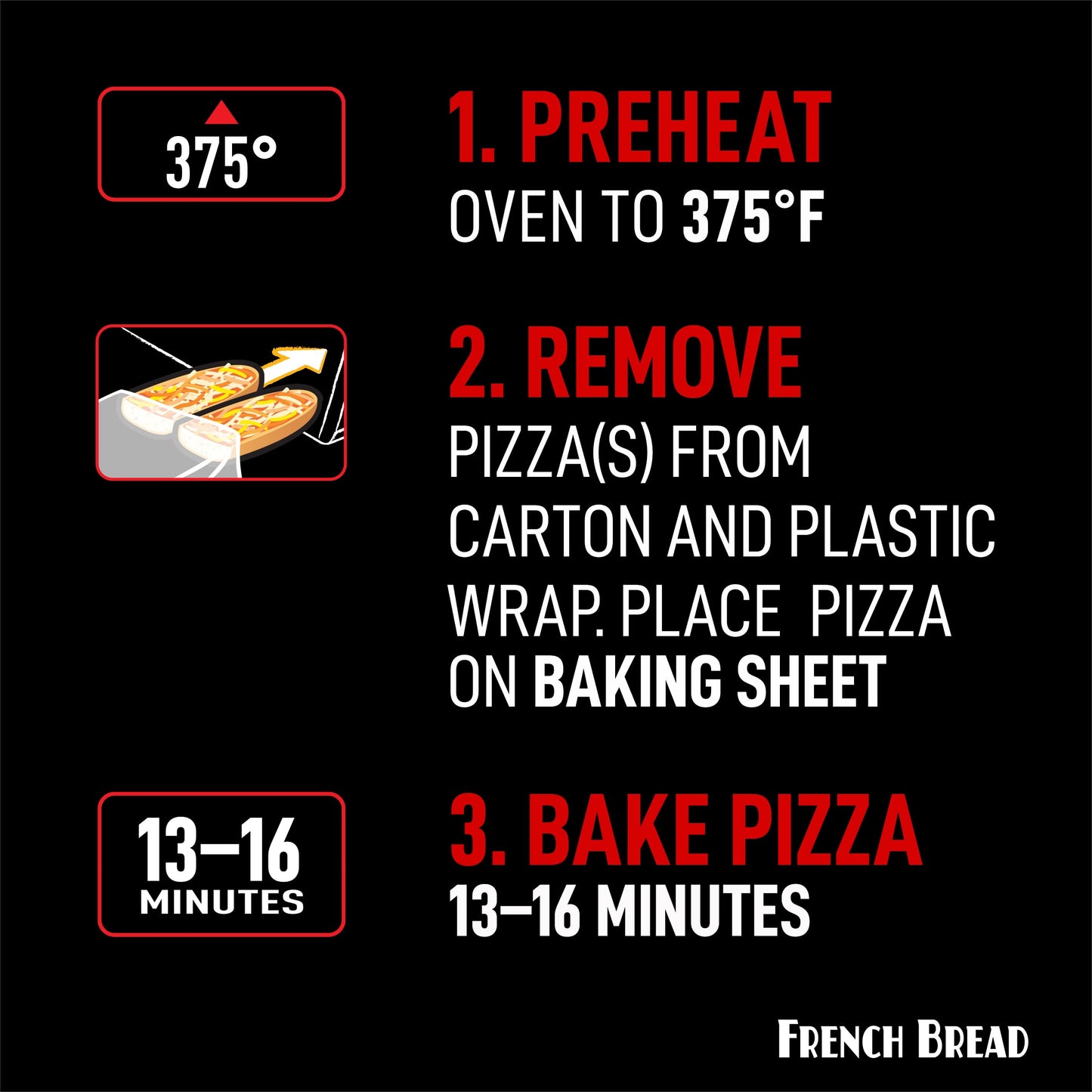 Red Baron, French Bread 5 Cheese and Garlic Pizza, 8.80 oz (Frozen)