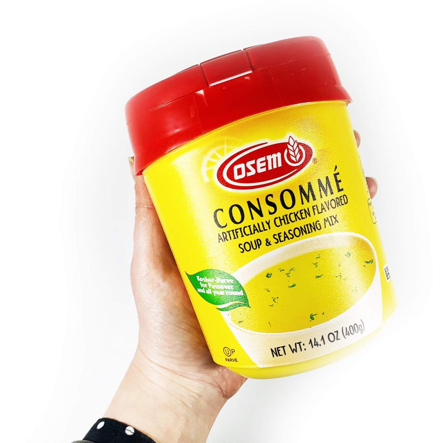 Consomme Chicken Soup & Seasoning Mix by Osem, 14.1 oz (4)