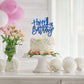 Roadsea Happy 1St Birthday Cake Topper - Baby Girl Boy One Year Old Birthday Cake Supplies - First Birthday Party Decorations -