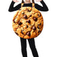 AOBUTE Girls Halloween Cookie Costume 3D Printed Set, Medium, Cookie Color, 8-10 Years, Fancy Dessert Role Play Outfit