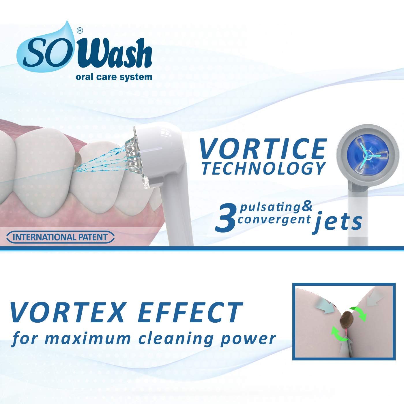 Water Flosser Sowash Family, Faucet Oral Irrigator Dental Water Floss, It Connects Directly To The Faucet, Non-Electric Dental I