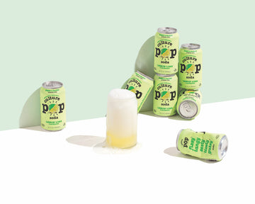Culture Pop Soda - Lemon Lime Probiotic Low Sugar Sparkling Juice, Non-GMO, Gluten-Free, 12 Fl Oz (Pack of 12)