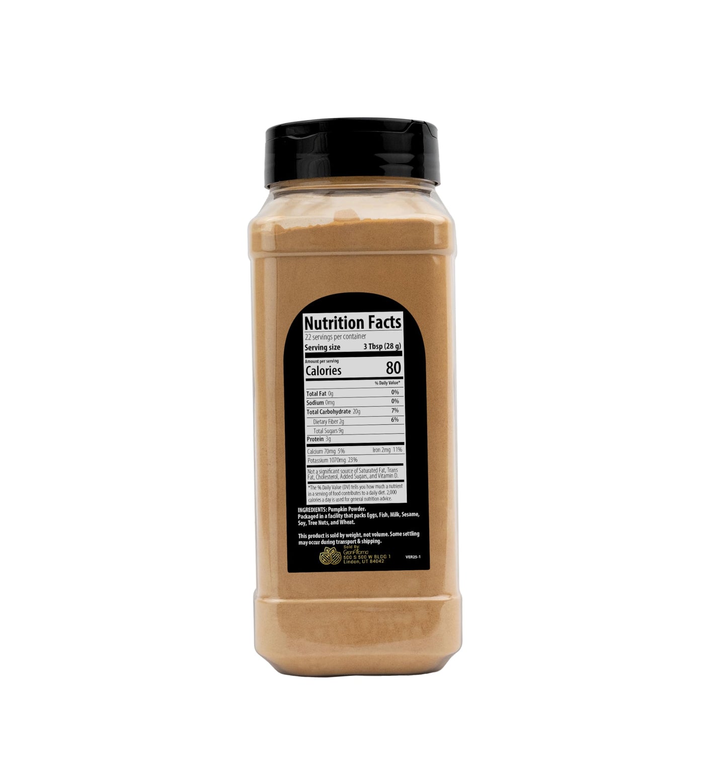 Granaroma Pumpkin Powder, Delicious Baking & Food Additive, Superfood, Pure Pumpkin (1.38 Pound)