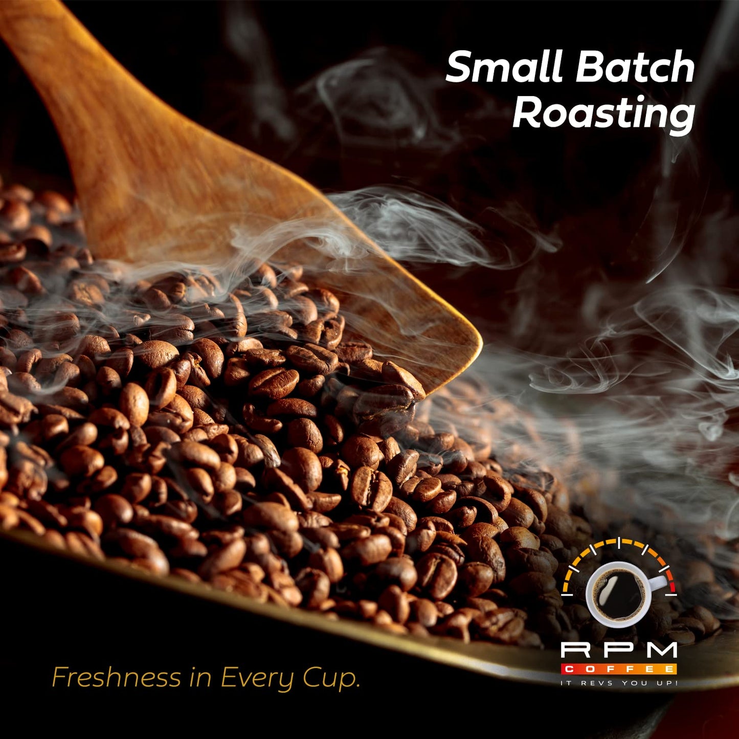RPM Coffee 2LB Brazil Cerrado Premium Coffee, Medium-Dark Roast, 100% Arabica Beans, Low Acidity, 16 Ounce (Pack of 2)