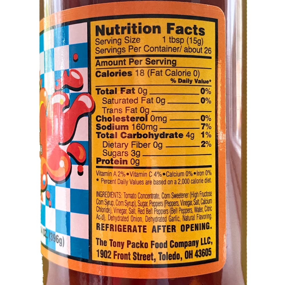 Tony Packo'S Sweet Hot Ketchup, 14 Ounce Jar (Pack Of 4) With Tony Packo Jar Opener