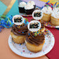 GRAPHICS & MORE Cupcake Picks Set of 6, Acrylic, Multi Color, Friends Theme, Model CUPCAKE.ROUND.WBGAM031.Z004804_8