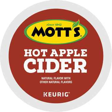 Motts Hot Apple Cider K-Cup Pods, 12 Count, Single-Serve Coffee Pods