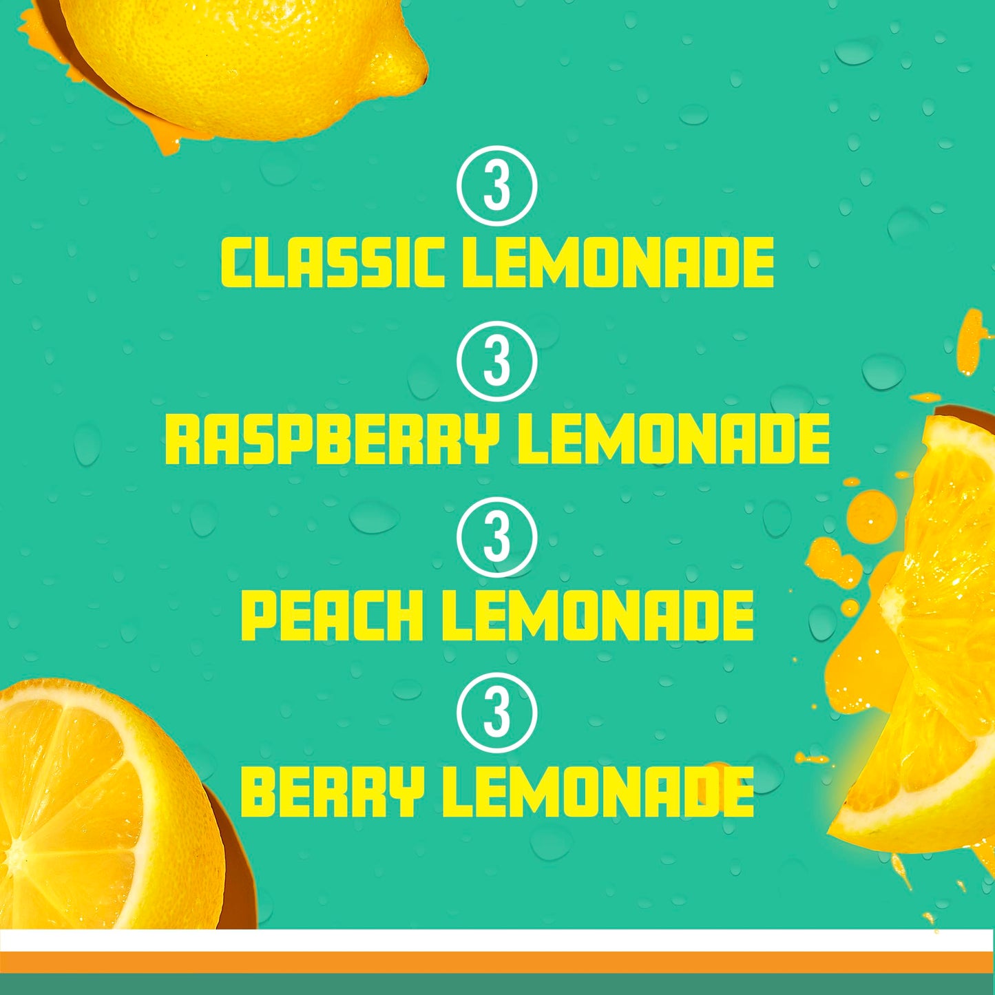Sparkling Ice Lemonade Variety Pack, Flavored Sparkling Water, Zero Sugar, With Vitamins And Antioxidants, 17 Fl Oz, 12 Count (B