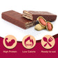 ProtiDIET Peanut Wafer Protein Bars - Low Sugar, High Protein - 7 Bars Per Box