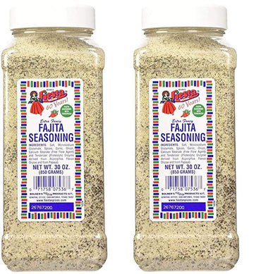 Bolner'S Fiesta Extra Fancy Fajita Seasoning, 30-Ounce Plastic Canister (30 Ounce (2-Bundle))