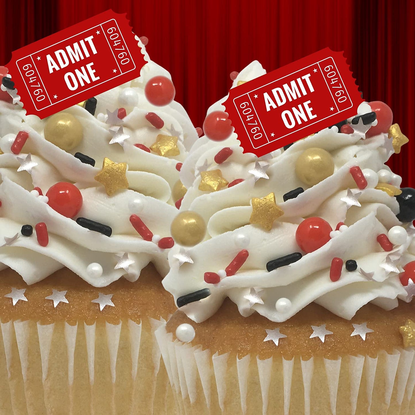 Hollywood Glamour Diva Movie Film Star Red Carpet Edible Decoration Glitter Sprinkles & Confetti Cake Cookie Cupcake Icecream Do