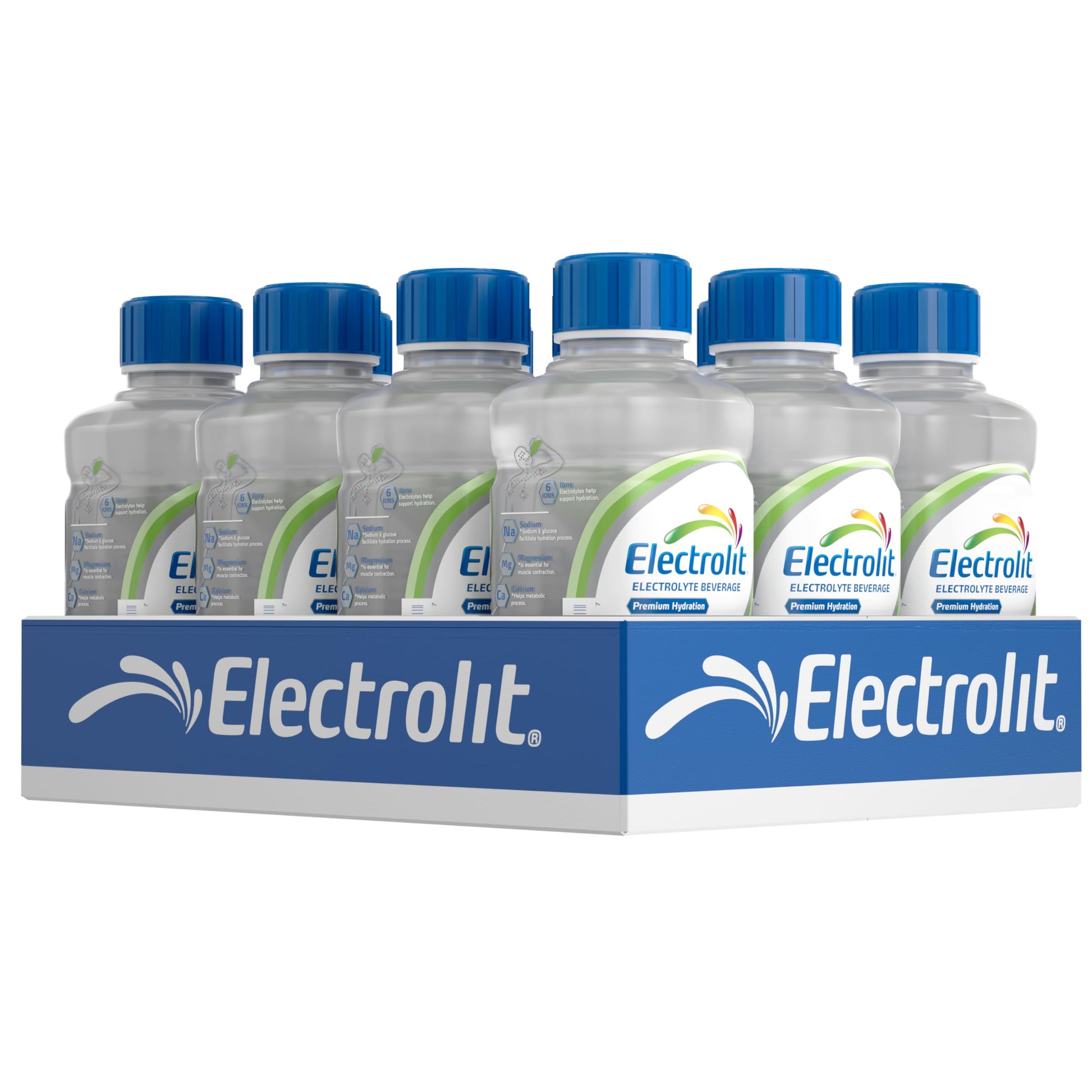 Electrolit Hydration Electrolyte Drinks  Sports Beverages with Electrolytes  Recovery Drink for Post Workout  12 Pack  21 Fl Oz Bottles  Coconut