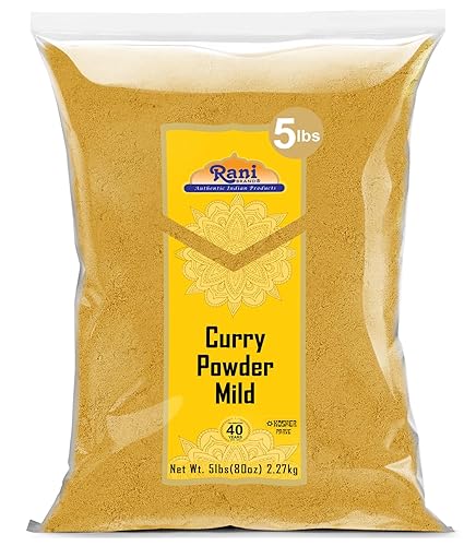 Rani Curry Powder Mild (10-Spice Authentic Indian Blend) 80Oz (5Lbs) 2.27Kg Bulk ~ All Natural | Salt-Free | No Chili Or Peppers