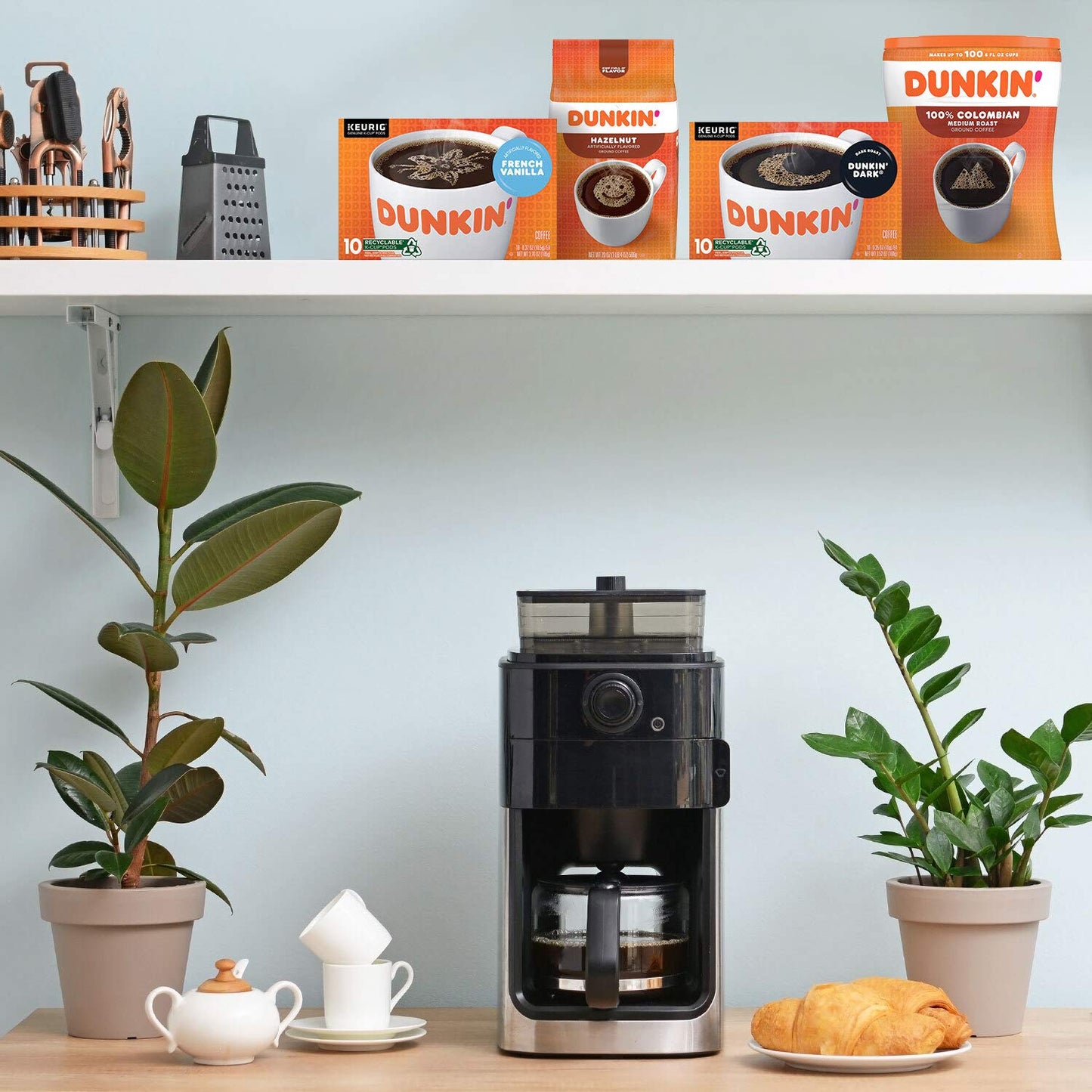 Dunkin' Original Blend Medium Roast Coffee, 128 Keurig K-Cup Pods