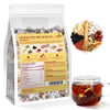 Kidney Tea Formula Flavor Blendseng Six Treasure Tea  Traditional Chinese Herbal Tea Bags  Flavor Blendseng Five Treasures Tea For Men &Women  9 Precious Ingredients Formula  (30 Bags/1 Pack)