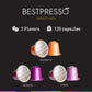 Bestpresso Coffee Pods for Nespresso Original Machine - Intense Variety Pack, 120 Aluminum Pods, 20 Count (Pack of 6)