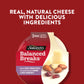 Sargento Balanced Breaks Natural White Cheddar Cheese, Sea-Salted Roasted Almonds and Dried Cranberries Snack Kit, 3-Pack