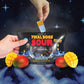 Final Boss Sour Candy, Fun Dip, Extreme Super Sour Blue Raspberry Powder With Real Candy-Tasting Dried Mangoes, (3.5 Ounces Bag)
