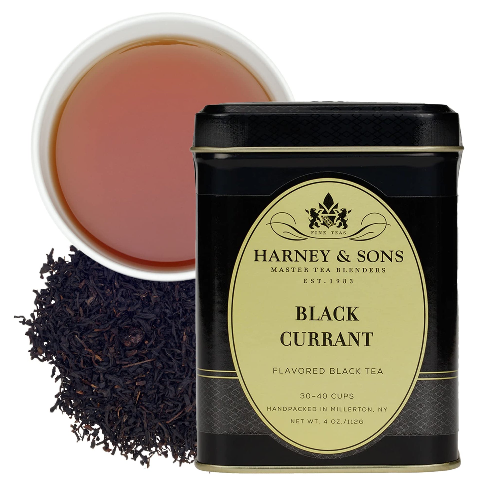 Harney & Sons Black Currant Loose Leaf Tea, 4 Ounce Tin