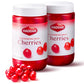 Haddar Red Maraschino Cherries, 12.6 oz, 2 Pack | Sweet & Vibrant Cocktail Cherries for Desserts and Baking