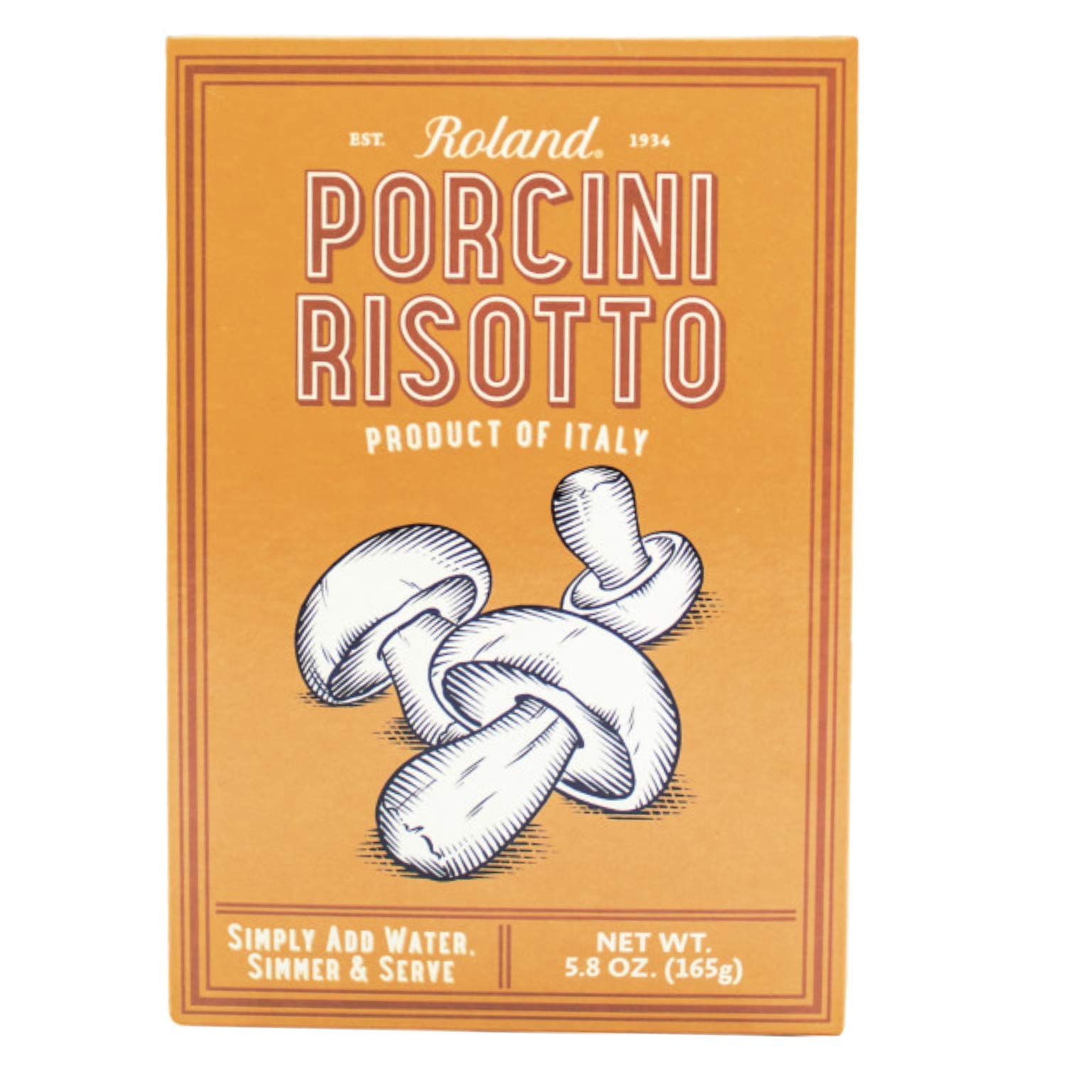 Roland Foods Italian Risotto, Porcini Mushroom, 5.8 Ounce (Pack of 6)
