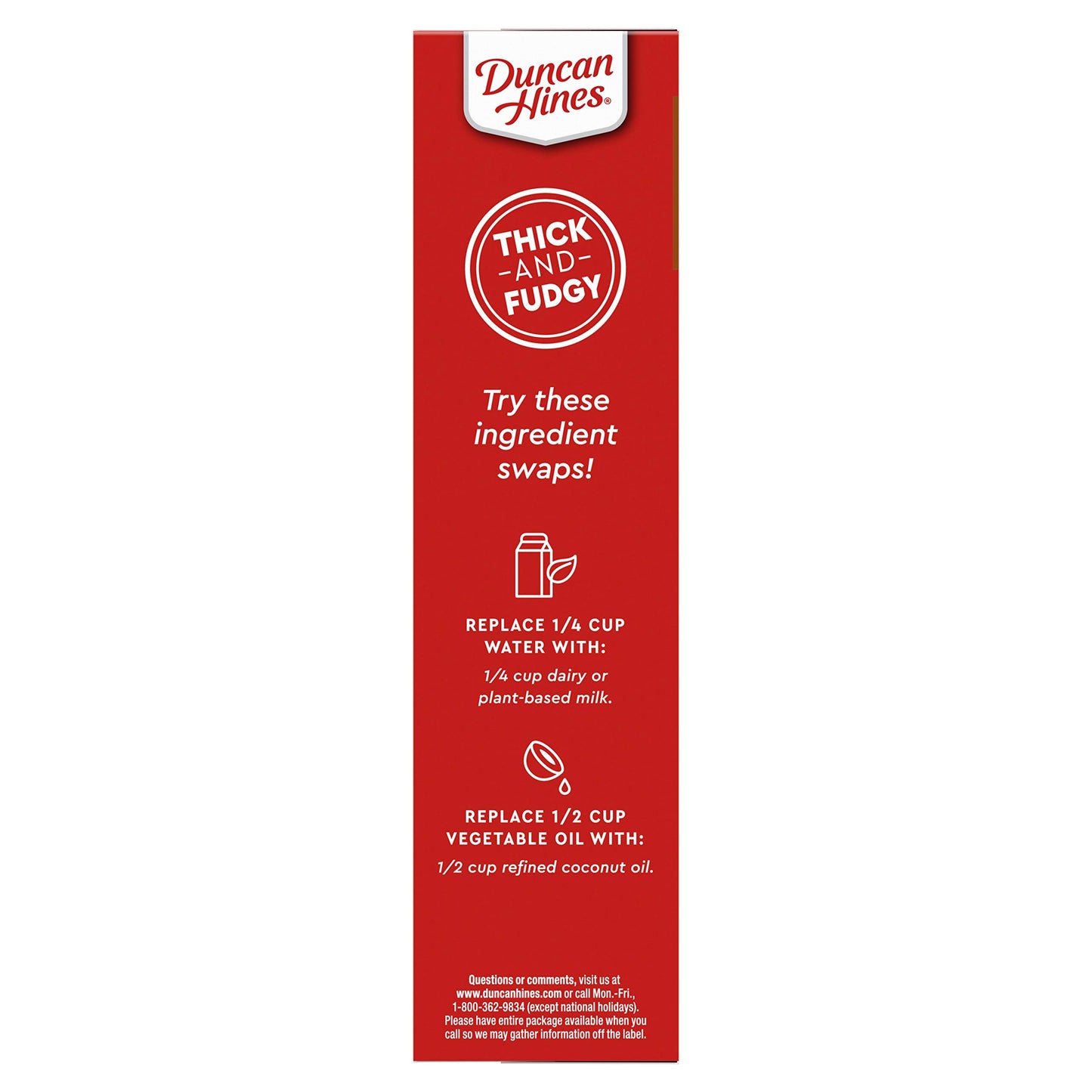 Duncan Hines Brownie Mix, Chewy Fudge, 18.3 Ounce (Pack Of 6)