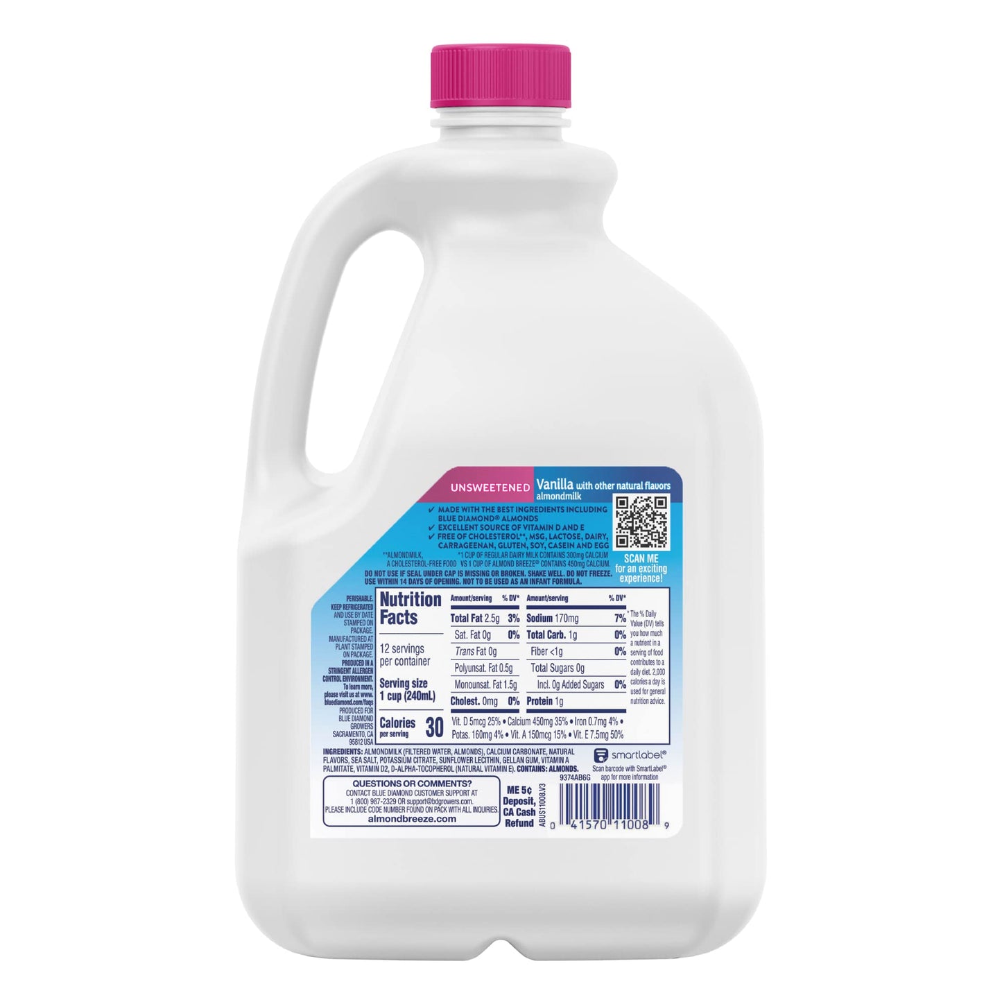 Almond Breeze Unsweetened Vanilla Almondmilk
