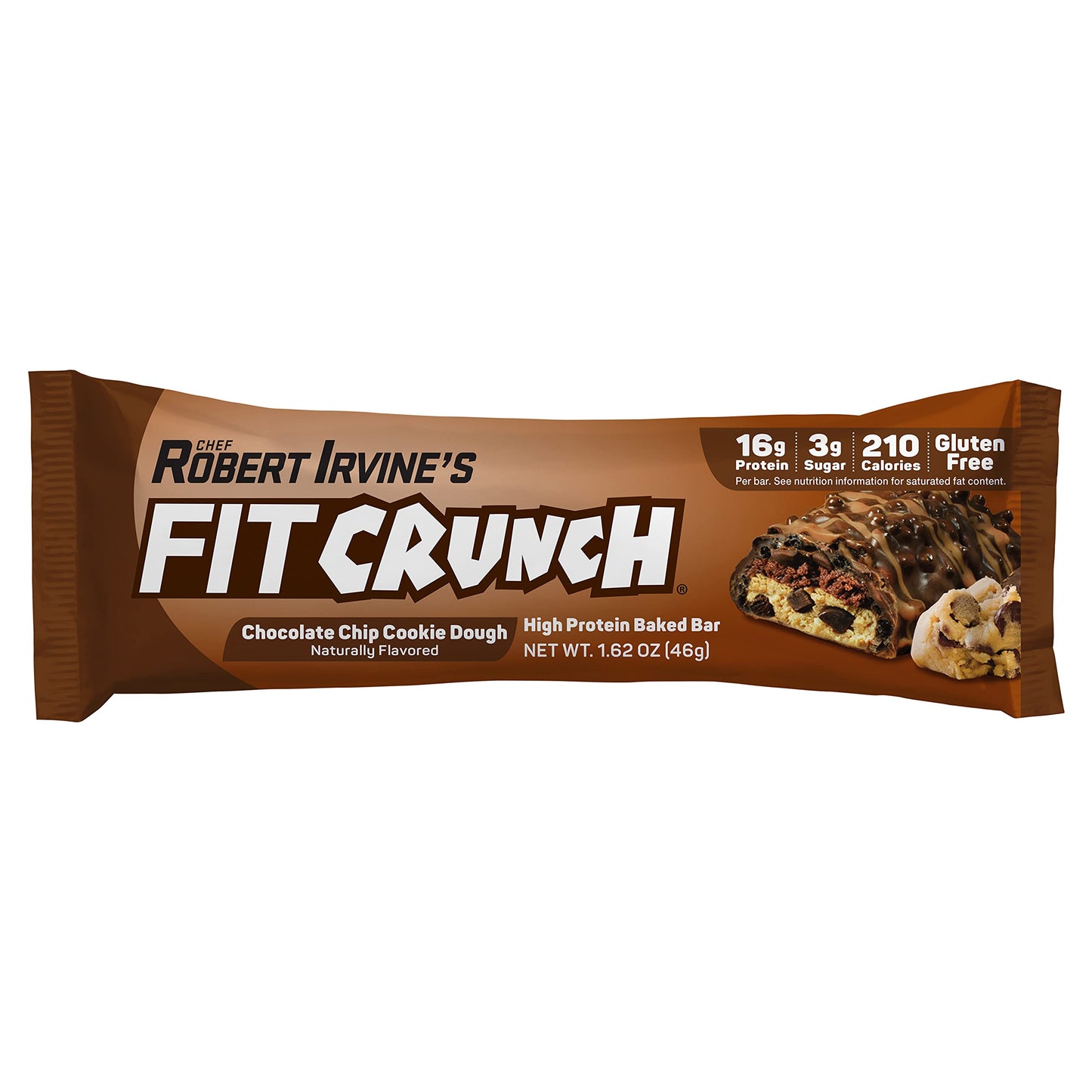 Fitcrunch Snack Size Protein Bars, Designed By Robert Irvine, Worlds Only 6-Layer Baked Bar, 3G Of Sugar & Soft Cake Core (18 Ba